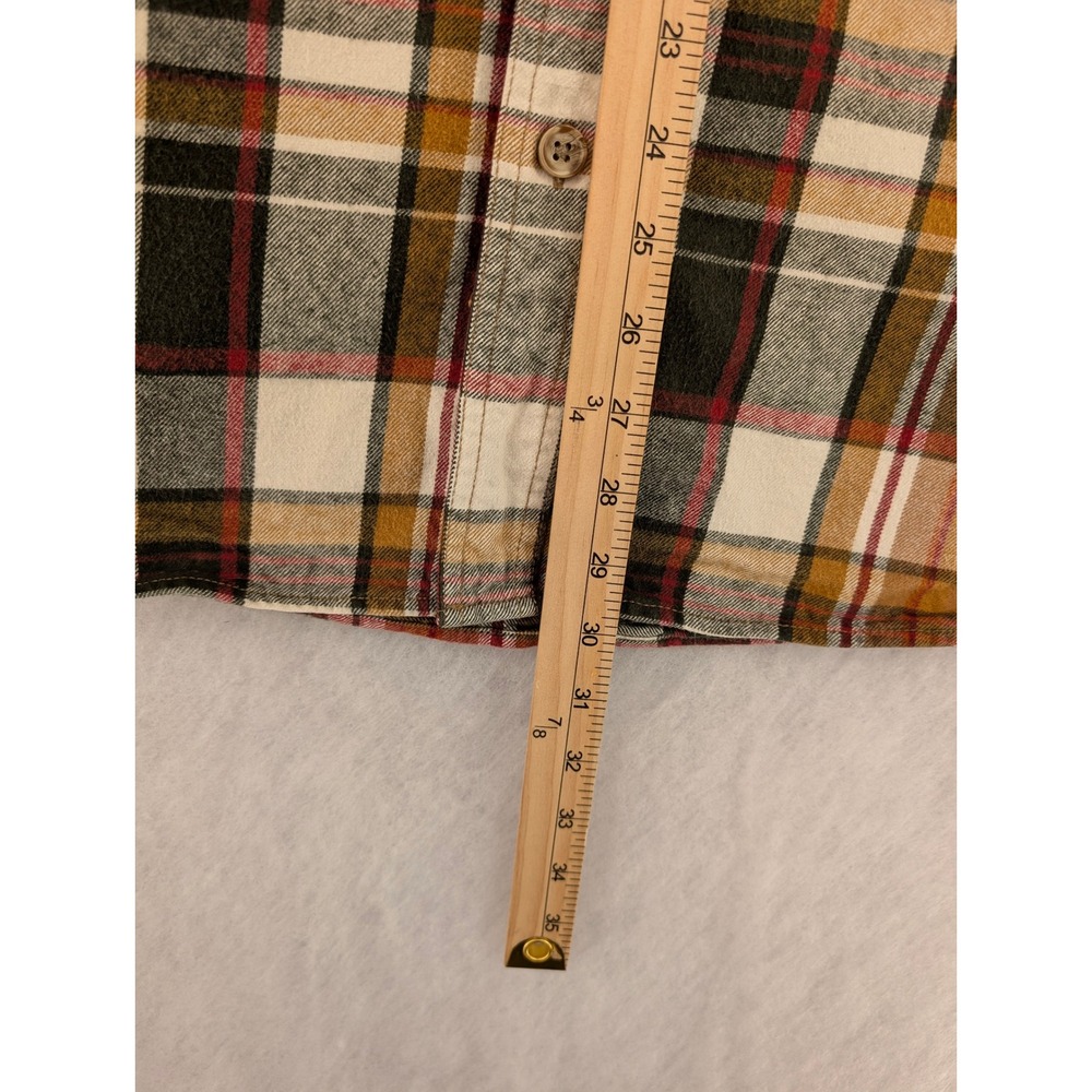 Ridgecut Toughwear Flannel Shirt XL Multicolor Plaid Cotton Heavy Workwear - Picture 7 of 7
